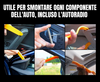 Kit Completo per Smontaggio Auto/Autoradio - 12 Pezzi di Alta Qualità per Manutenzione e Riparazione