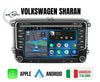 Volkswagen SD-CD-DVD Sharan (2010/2013) | Autoradio 2 Din Android auto + Carplay / vw Stereo Touch | Navigatore GPS + Bluetooth + Wifi