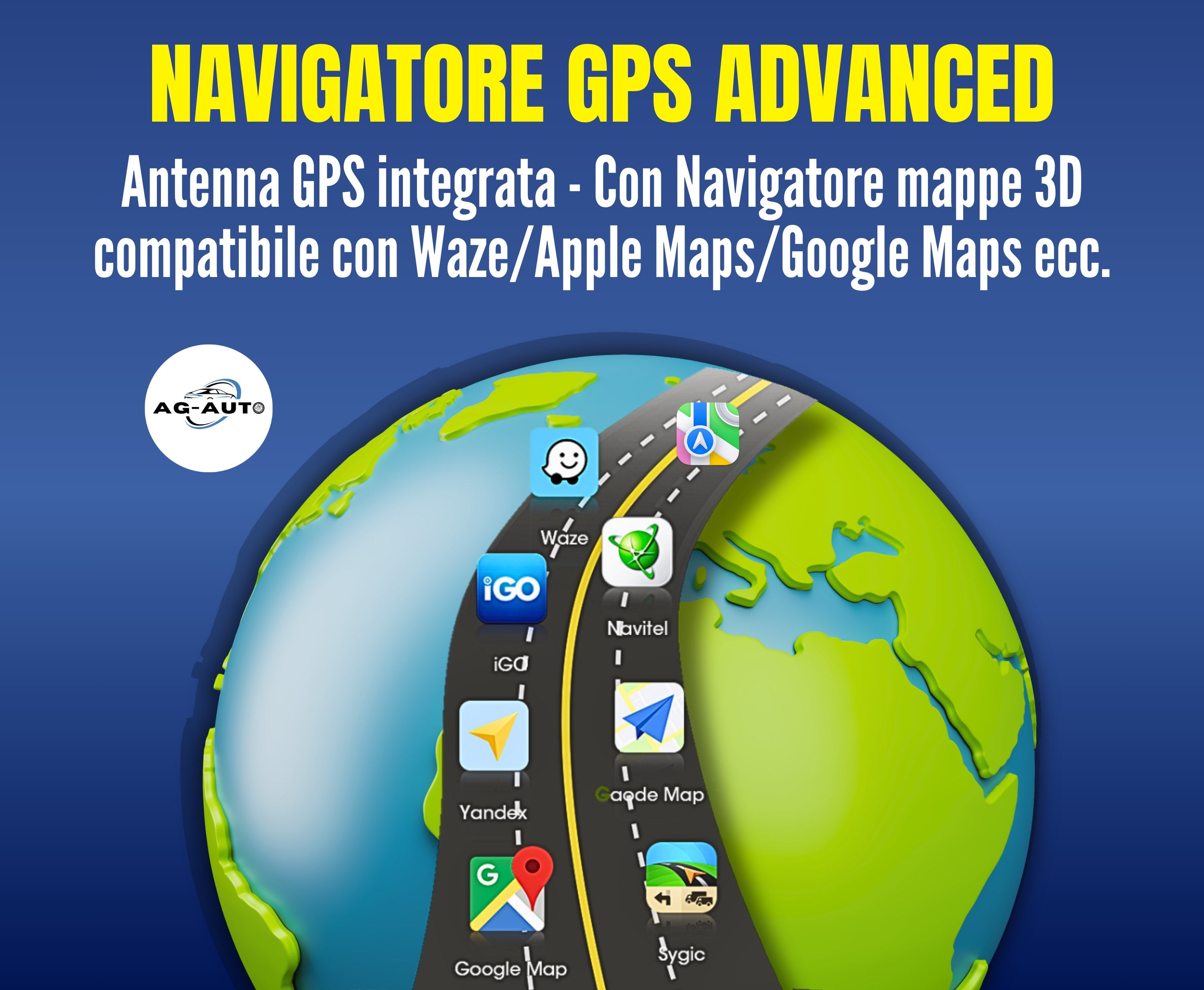 Volkswagen golf 5 & 6 - Gti - Plus - 8" pollici Autoradio 2 Din Android auto + Carplay / vw Stereo Touch | Navigatore GPS + Bluetooth + Wifi