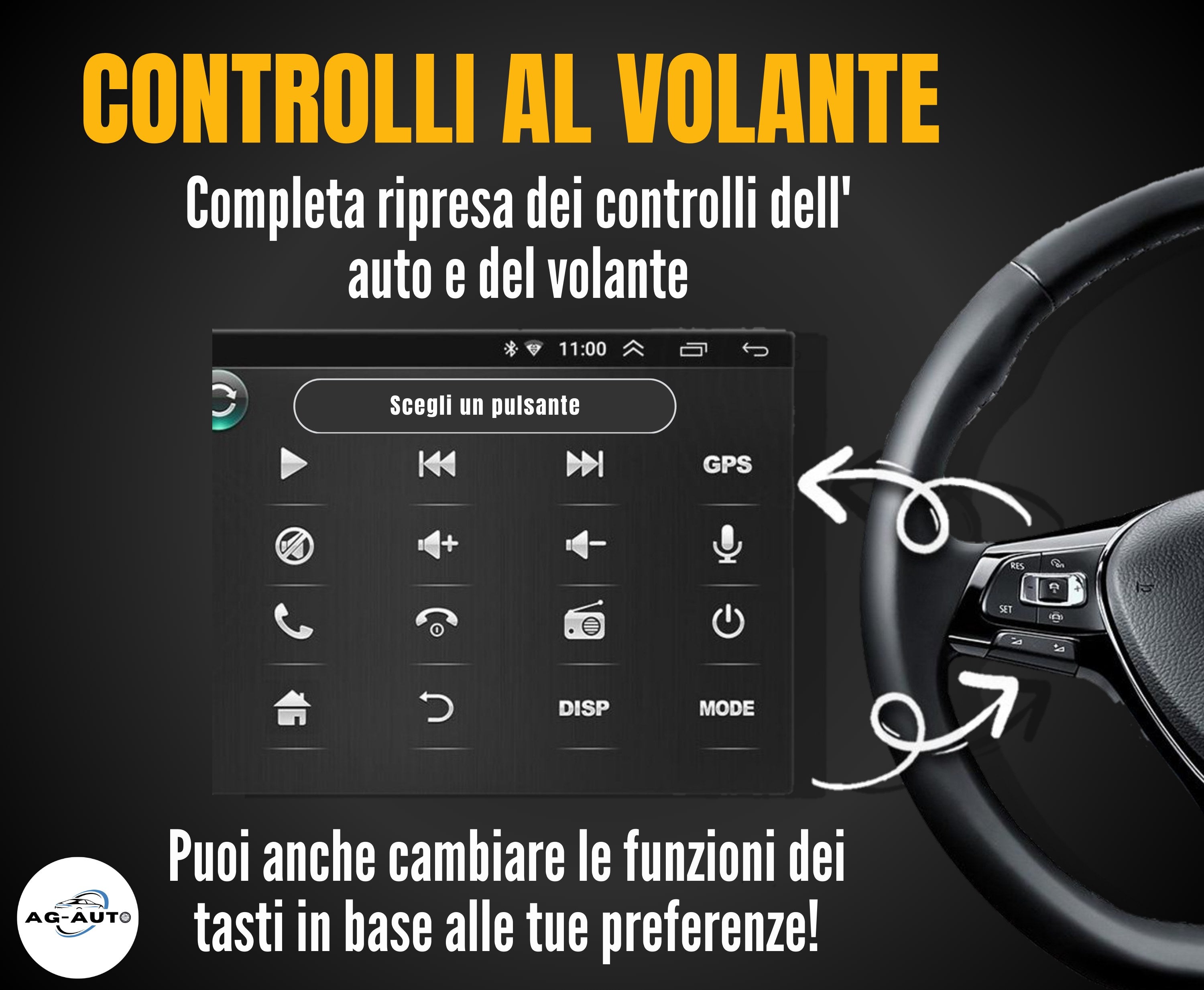 Smart Fortwo 451 | 9 Pollici - Mascherina inclusa - Autoradio 2 Din Android auto + Carplay / Stereo Touch | Navigatore GPS + Bluetooth + Wifi