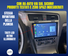 Volkswagen Golf 7 (2013/2017) | 10 pollici - Mascherina Inclusa Autoradio 2 Din Android auto + Carplay / vw mk7 Stereo Touch  | 2x USB + Navigatore GPS + Bluetooth + Wifi