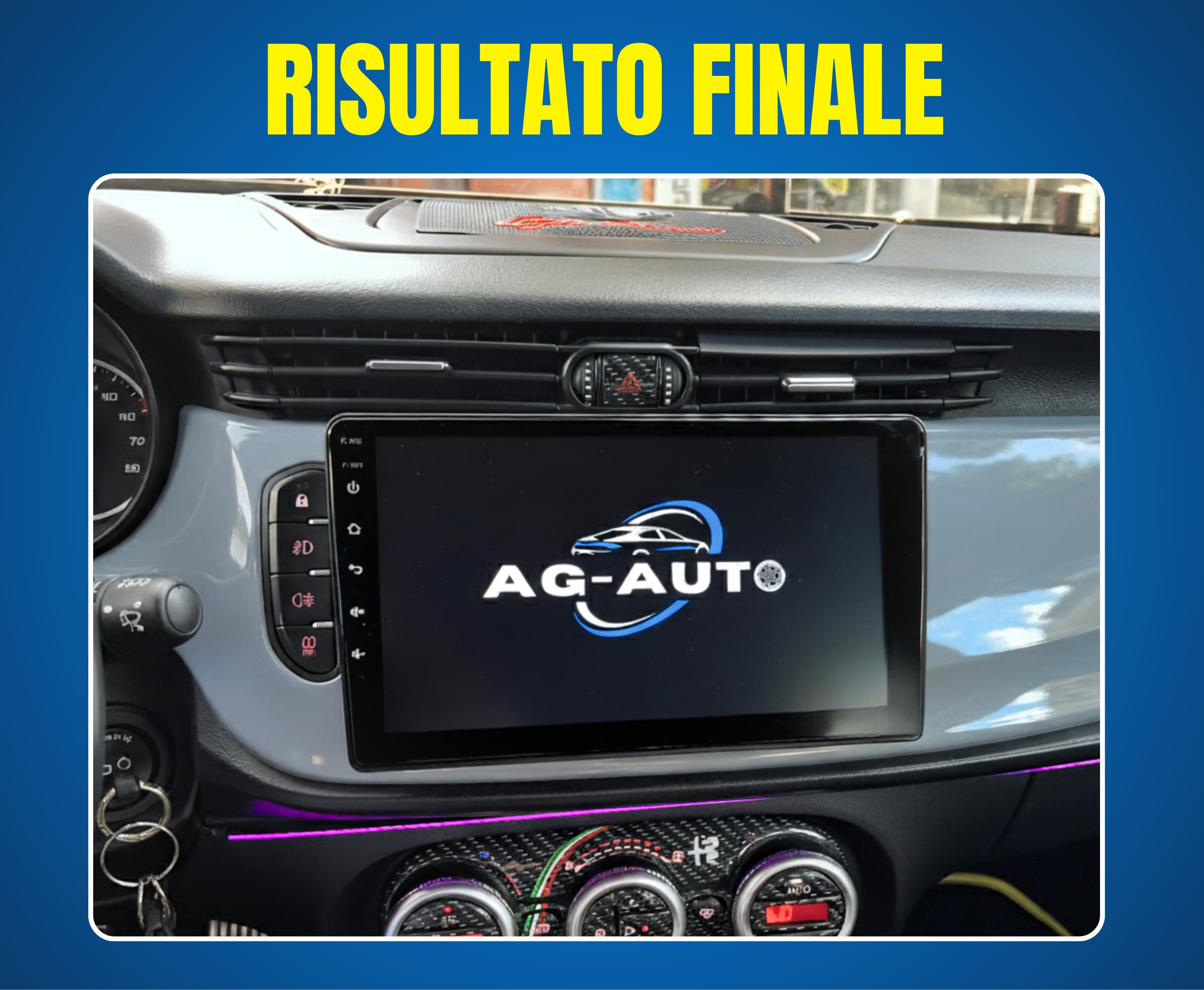 Alfa Romeo Giulietta (2014/2019) | 9 Pollici - Mascherina inclusa - Autoradio 2 Din Android auto + Carplay / Stereo Touch 2/32gb | Navigatore GPS + Bluetooth + Wifi