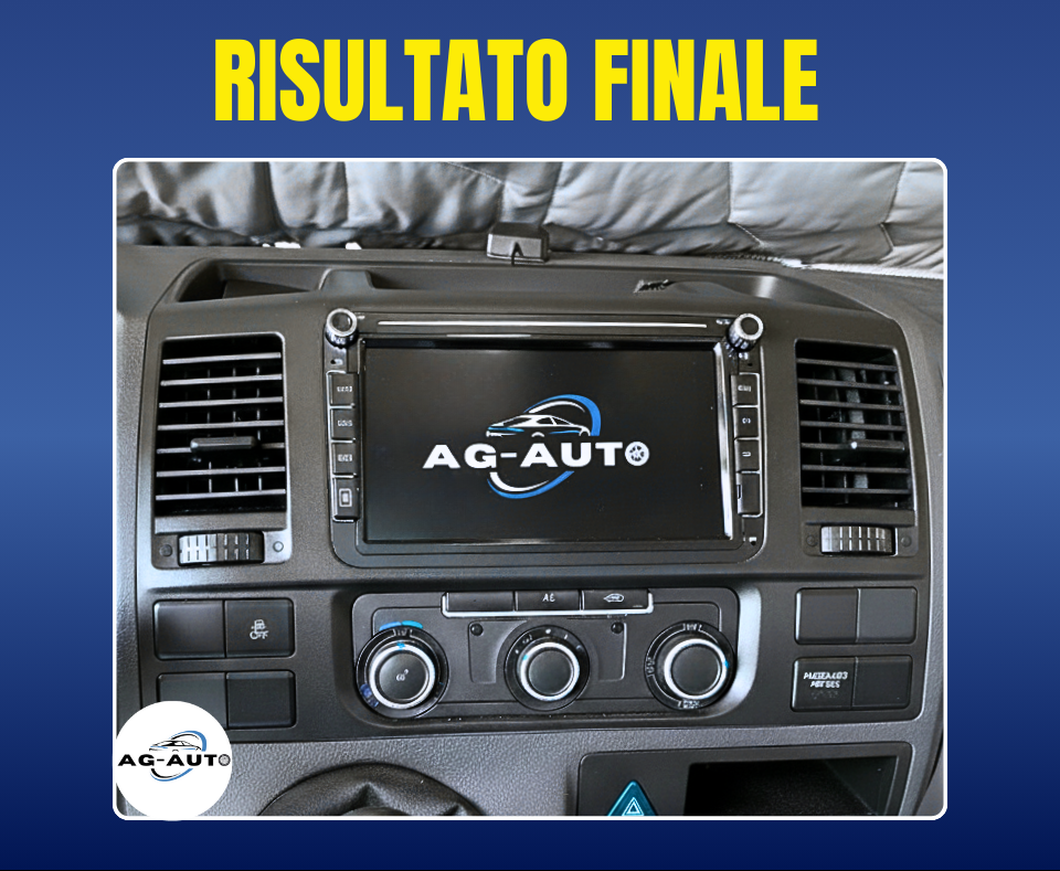 Volkswagen Transporter T5/T6/WT5/Caravelle/ (2010/2014) | 8" Pollici Autoradio 2 Din Android auto + Carplay / vw Stereo Touch | Navigatore GPS + Bluetooth + Wifi