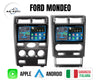Ford Mondeo 3 (2000/2009) | 9 pollici - Mascherina Inclusa - Autoradio 2 Din Android auto + Carplay Stereo Touch | USB + Navigatore GPS + Bluetooth + Wifi