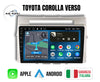 Toyota Corolla Verso (2007/2011) | 9 Pollici - Mascherina inclusa - Autoradio 2 Din Android auto + Carplay / Stereo Touch 2/64gb | Navigatore GPS + Bluetooth + Wifi