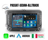 Volkswagen Passat Sedan & Alltrack | usb Autoradio 2 Din Android auto + Carplay / vw Stereo Touch | Navigatore GPS + Bluetooth + Wifi