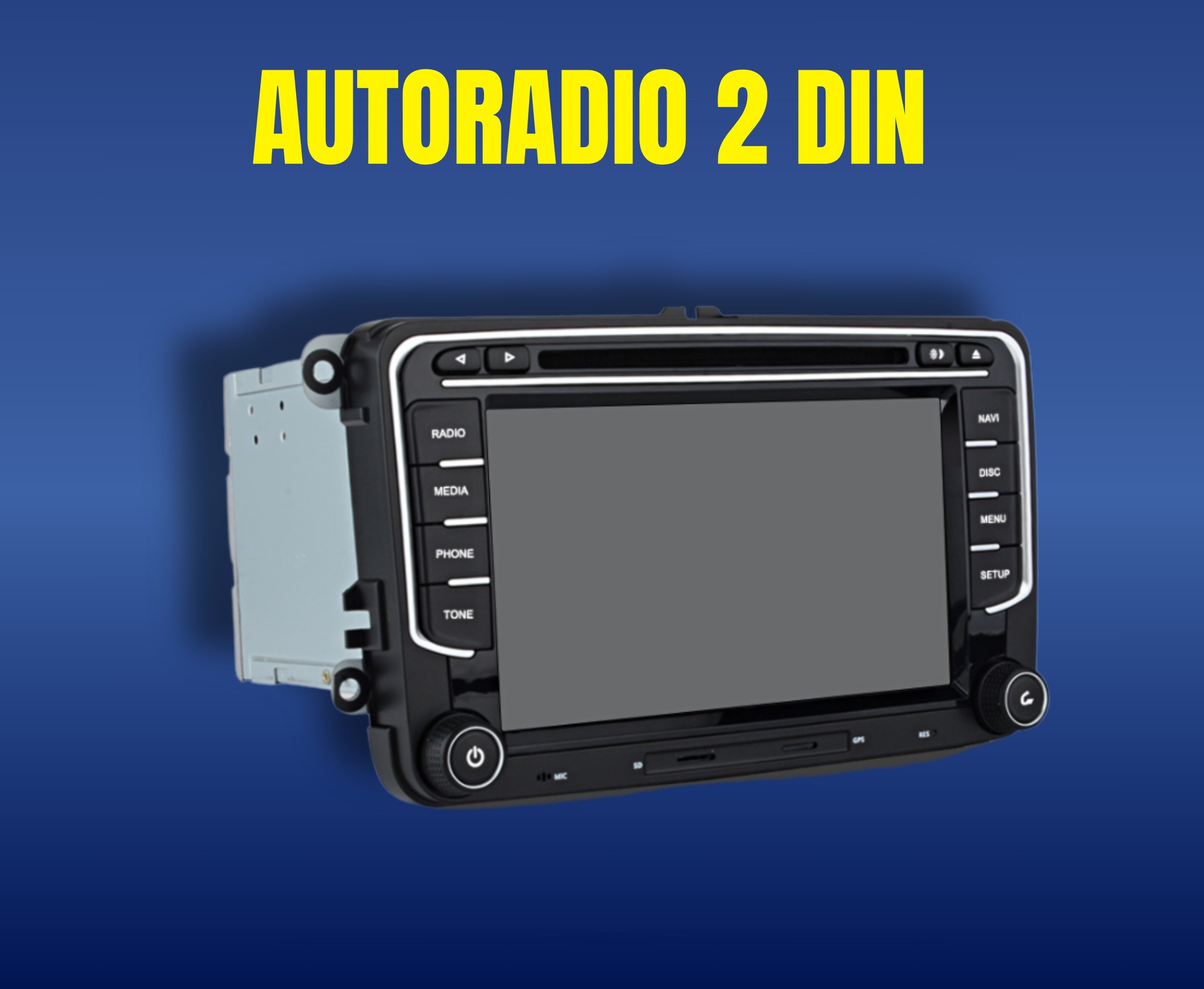 Volkswagen SD-CD-DVD Amarok | Autoradio 2 Din Android auto + Carplay / vw Stereo Touch | Navigatore GPS + Bluetooth + Wifi