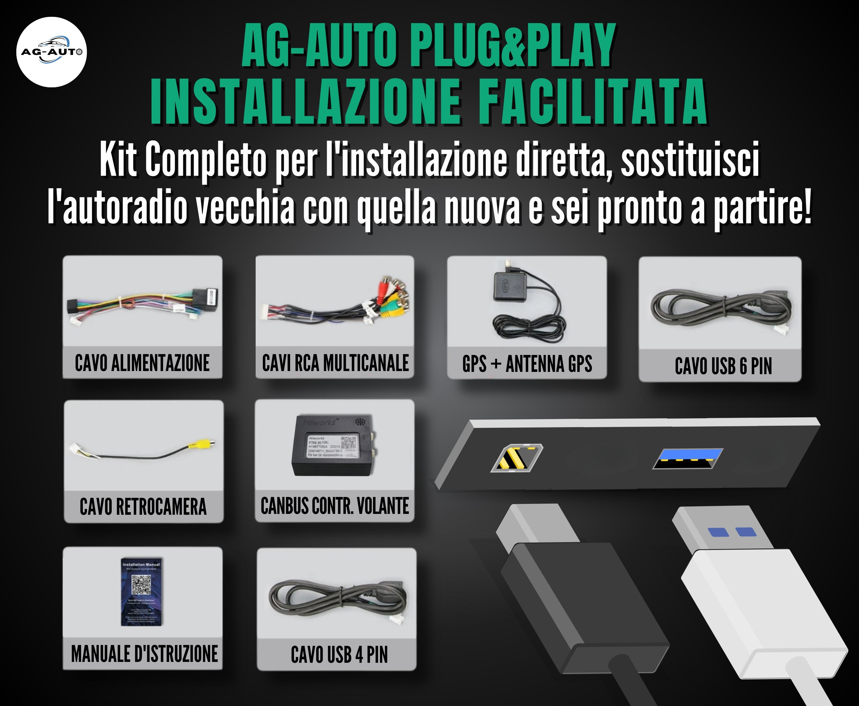 Skoda Octavia 7/8/9 Pollici - Autoradio 2 Din Android auto + Carplay / Octavia Limousine - Combi 2/32gb | Stereo Touch | Navigatore GPS + Bluetooth + Wifi