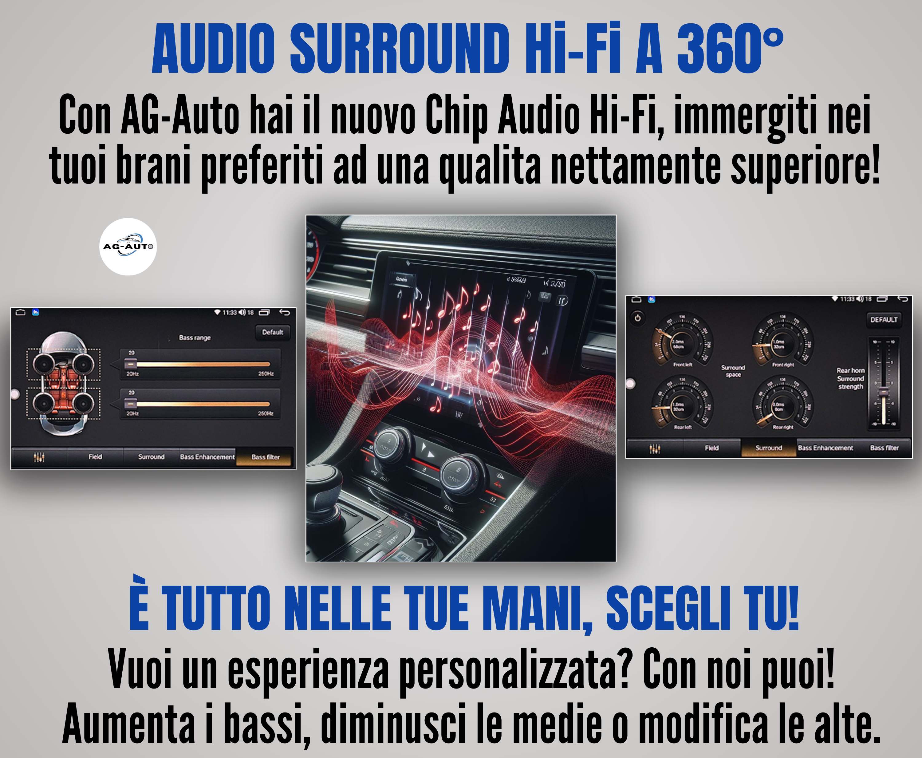 Volvo s80 | 9 pollici - Mascherina Inclusa Autoradio 2 Din Android auto + Carplay / Stereo Touch 2/64gb | Navigatore GPS + Bluetooth + Wifi