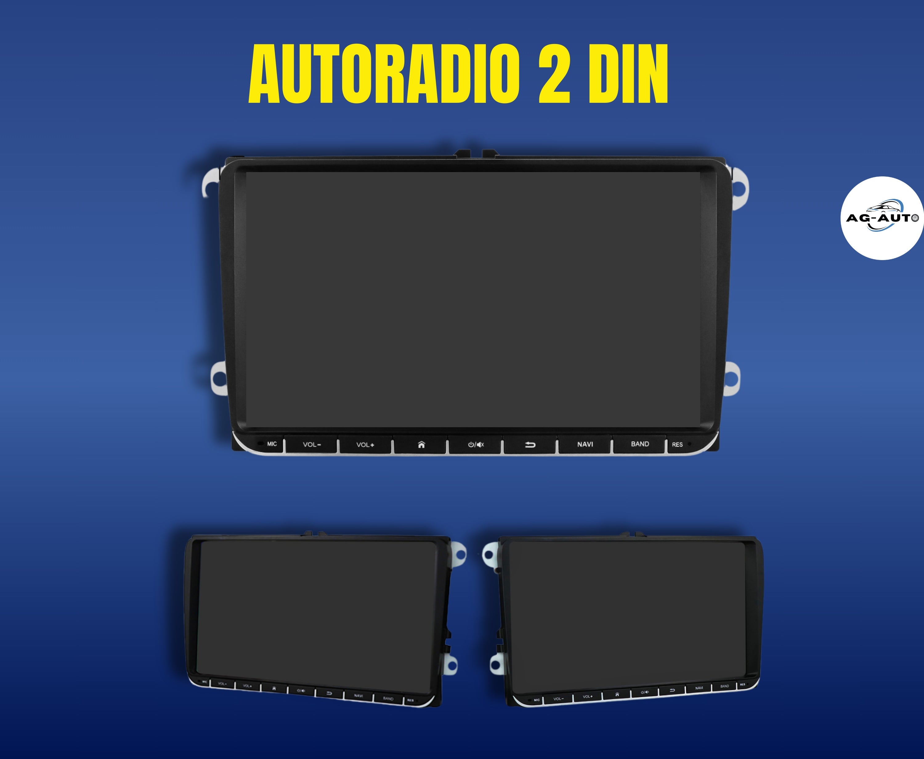 Volkswagen Amarok - 9" pollici Autoradio 2 Din Android auto + Carplay / vw Stereo Touch 2/32gb 4/64gb | Navigatore GPS + Bluetooth + Wifi