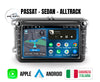 Volkswagen Passat Sedan & Alltrack (2005/2013) | 8 pollici Autoradio 2 Din Android auto + Carplay / vw Stereo Touch | Navigatore GPS + Bluetooth + Wifi