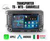 Volkswagen Transporter T5 - WT5 - Caravelle | usb Autoradio 2 Din Android auto + Carplay / vw Stereo Touch | Navigatore GPS + Bluetooth + Wifi