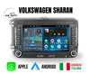 Volkswagen Sharan | usb Autoradio 2 Din Android auto + Carplay / vw Stereo Touch | Navigatore GPS + Bluetooth + Wifi