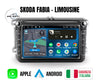 Skoda Fabia - Limousine 7/8/9 Pollici - Autoradio 2 Din Android auto + Carplay / 2/32gb | Stereo Touch | Navigatore GPS + Bluetooth + Wifi