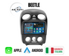 Volkswagen Beetle | 9 Pollici - Mascherina Inclusa Autoradio 2 Din Android auto + Carplay / vw Stereo Touch | Navigatore GPS + Bluetooth + Wifi