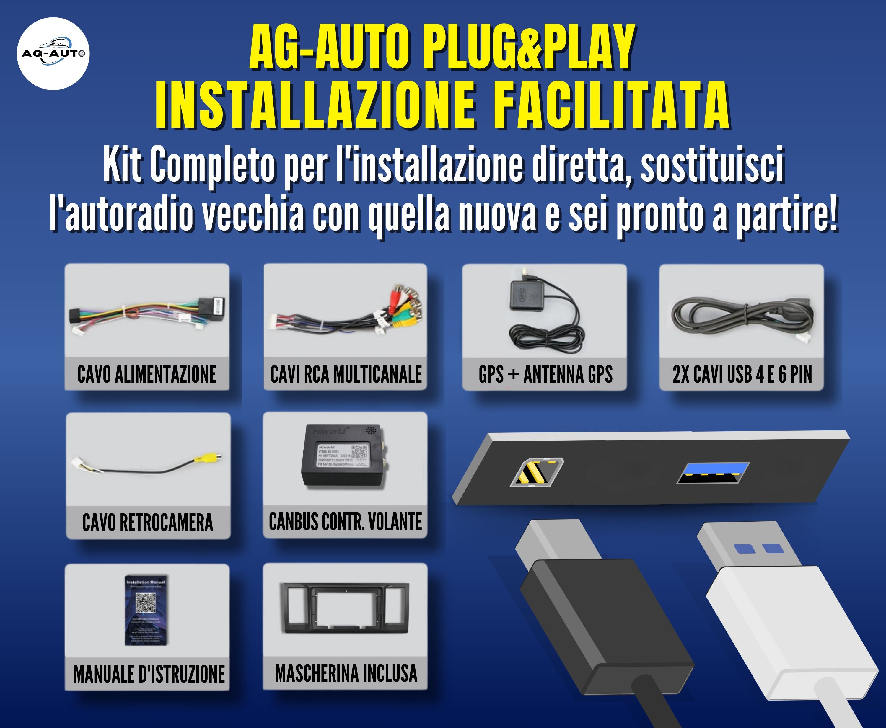 Vw Caravelle Transporter T6 | 9 Pollici - Mascherina Inclusa Autoradio 2 Din Android auto + Carplay / Volkswagen Stereo Touch 2/64gb | Navigatore GPS + Bluetooth + Wifi