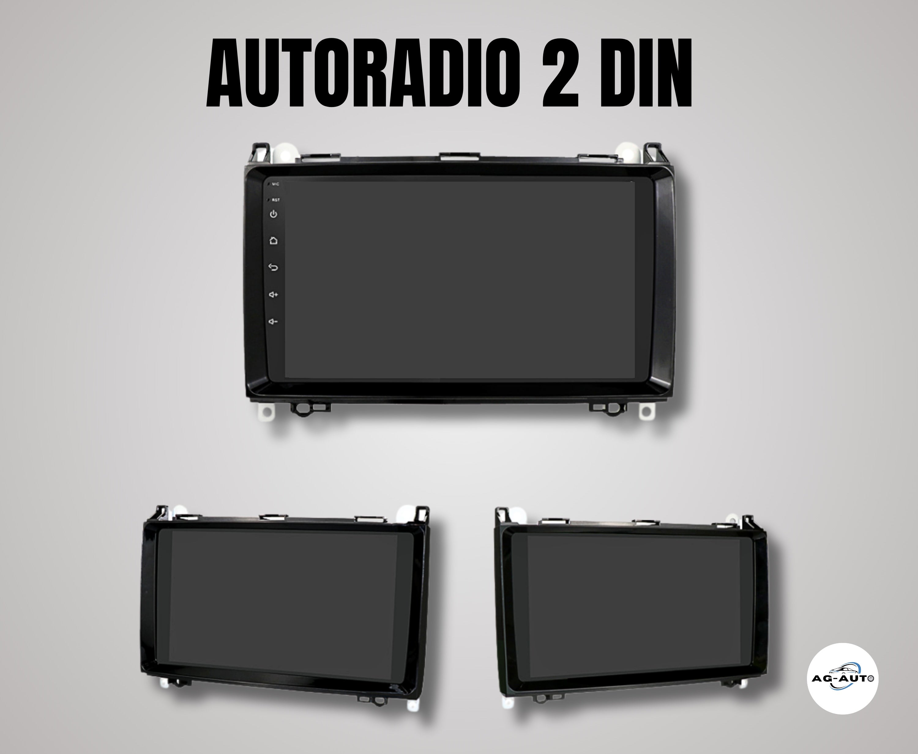 Mercedes Vito & Viano | 9 pollici | Mascherina Inclusa - Autoradio 2 Din Android auto + Carplay / Stereo Touch 2/64gb | Navigatore GPS + Bluetooth + Wifi