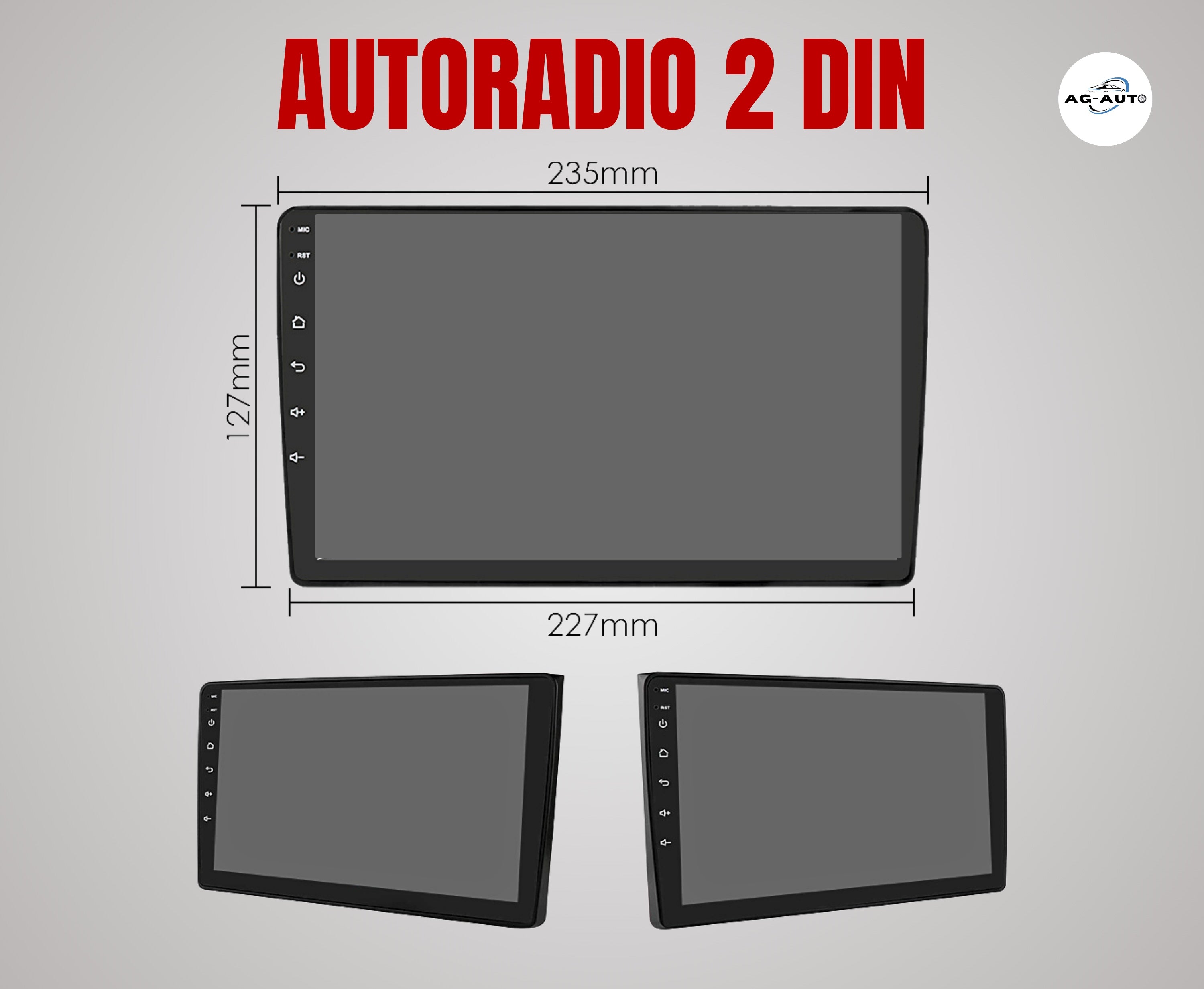 Audi a4 s4 rs4 | Autoradio 2 Din Android auto + Carplay / Audi 8E 8H b6 b7  Stereo Touch 2/64gb  | Navigatore GPS + Bluetooth + Wifi