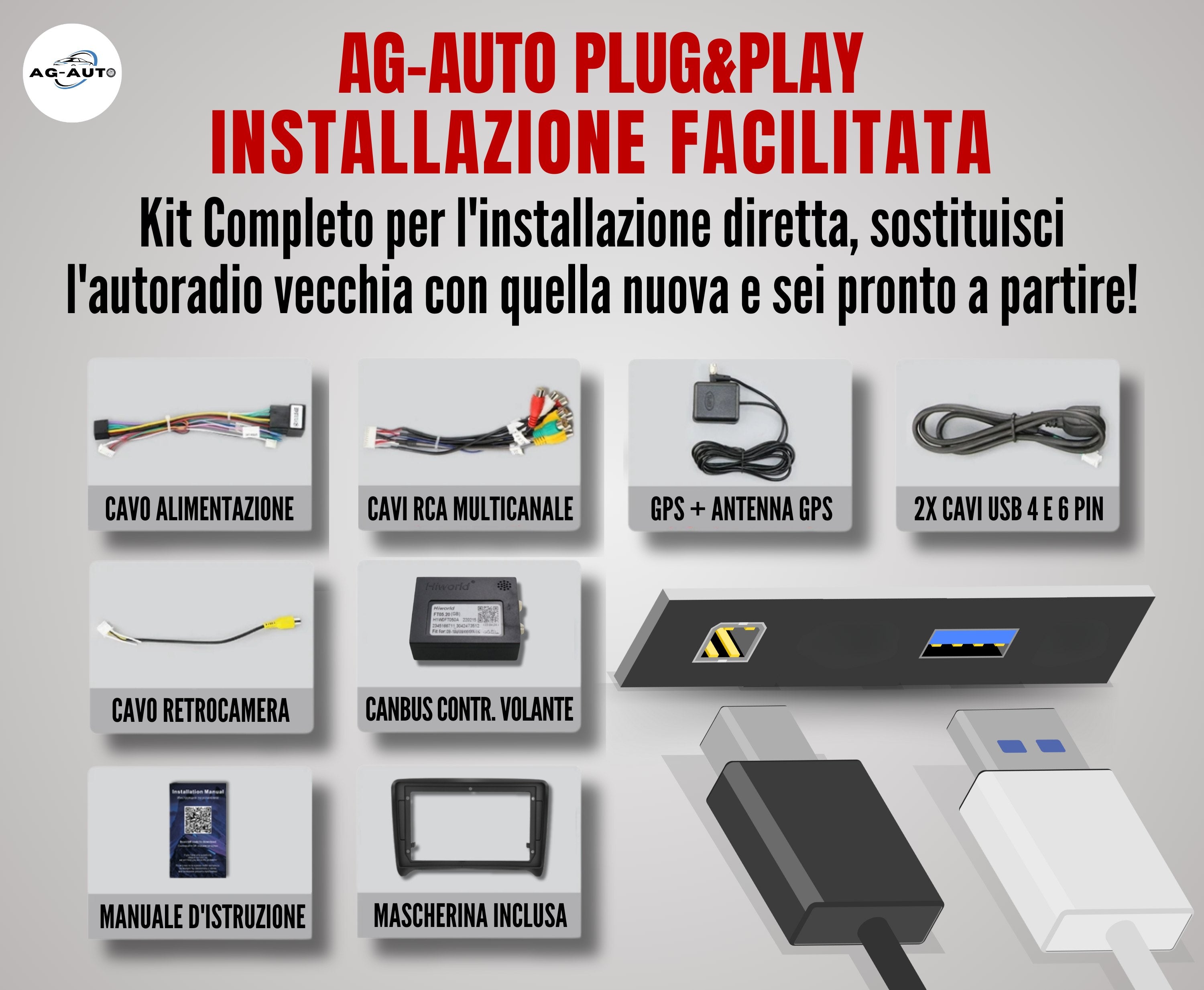 Audi TT mk2 8j | Mascherina Inclusa - 9 pollici - Autoradio 2 Din Android auto + Carplay / Stereo Touch 2/64gb  | Navigatore GPS + Bluetooth + Wifi