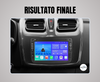 Dacia Sandero - Logan - Autoradio 2 Din Android auto + Carplay Stereo Navigatore Touch / Car Tablet Gps + Bluetooth + Wifi