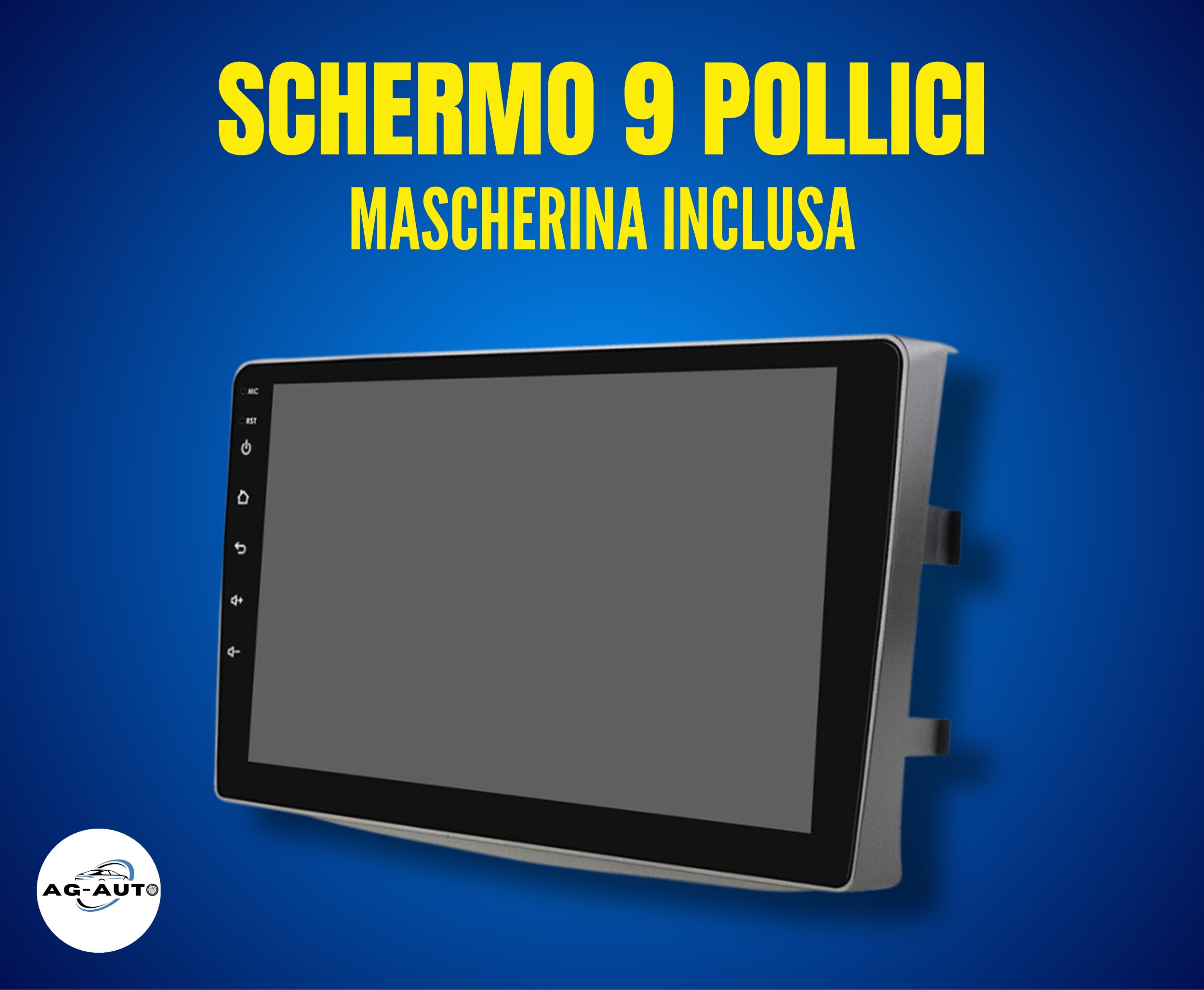 Alfa Romeo Mito (2008/2012) | 9 Pollici - Mascherina inclusa - Autoradio 2 Din Android auto + Carplay / Stereo Touch 2/32gb | Navigatore GPS + Bluetooth + Wifi